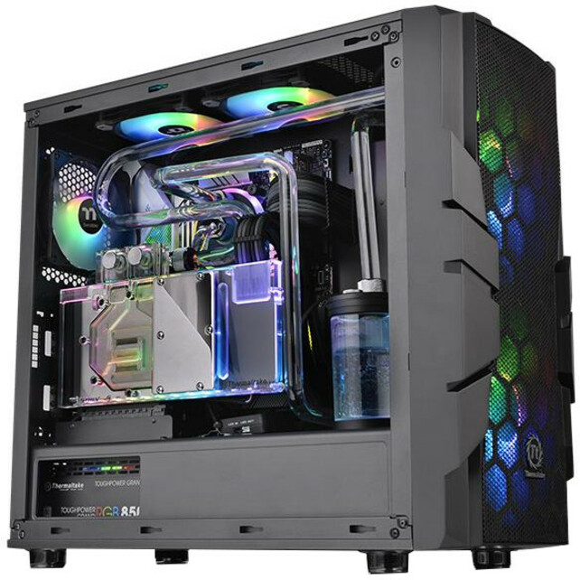 Thermaltake Commander C33 TG ARGB Computer Case with Windowed Side Panel - Thumbnail 2