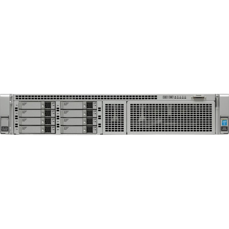 Cisco C240 M4 2U Rack Server - 2 x Intel Xeon E5-2680 v3 2.50 GHz - 256 GB RAM - Serial ATA Controller - Thumbnail 2