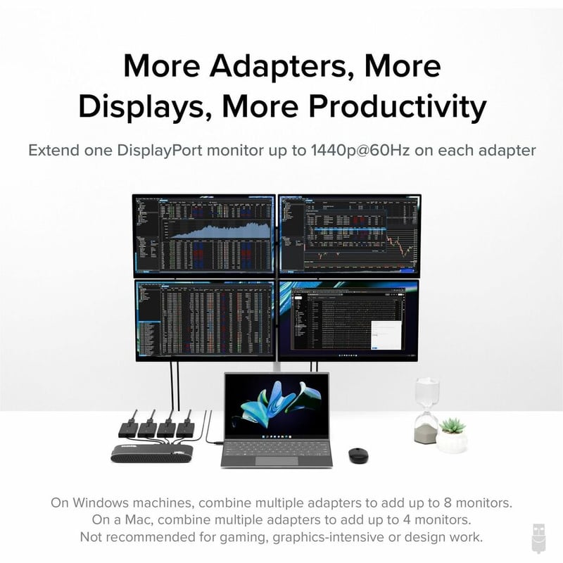 Plugable DisplayPort/USB-C/USB Audio/Video Adapter - Thumbnail 3