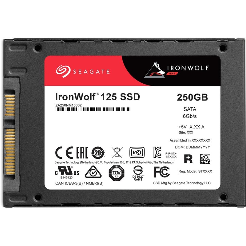 SEAGATE IRONWOLF 125 250GB SOLID STATE DRIVE 2.5 INTERNAL - Thumbnail 2