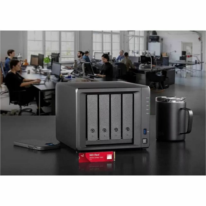 WD Red S700 WDS200T1R0C 2 TB Solid State Drive - M.2 2280 Internal - PCI Express NVMe (PCI Express NVMe 3.0 x4) - Thumbnail 4