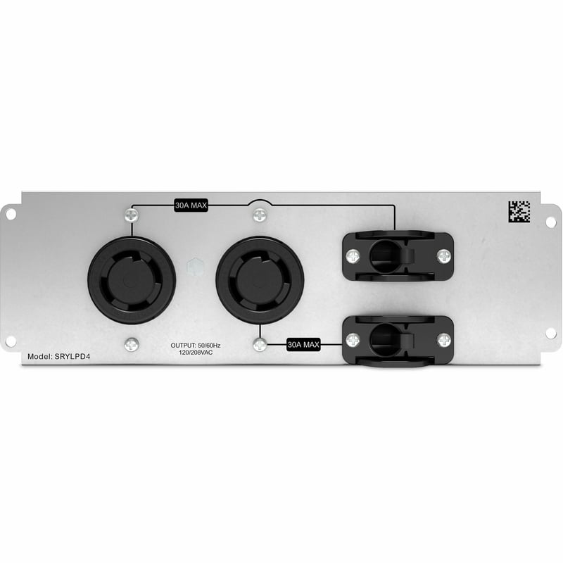 APC by Schneider Electric Backplate Kit with 2x NEMA L14-30R for Smart-UPS Modular Ultra - Thumbnail 1