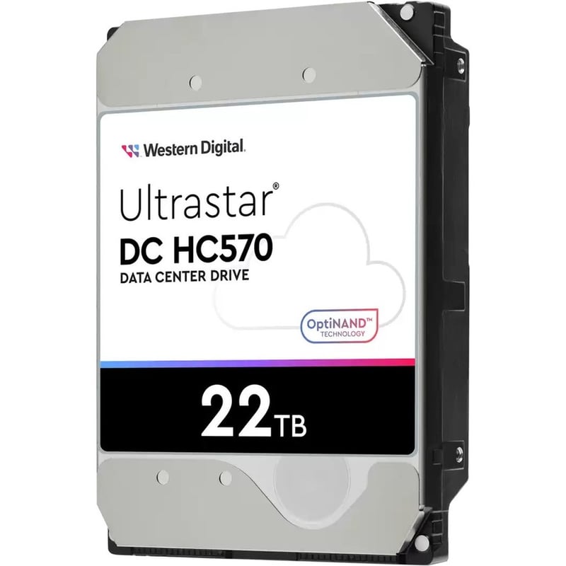 WD Ultrastar DC HC570 0F48155-20PK 22 TB Hard Drive - 3.5" Internal - SATA (SATA/600) - Conventional Magnetic Recording (CMR) Method - Thumbnail 3