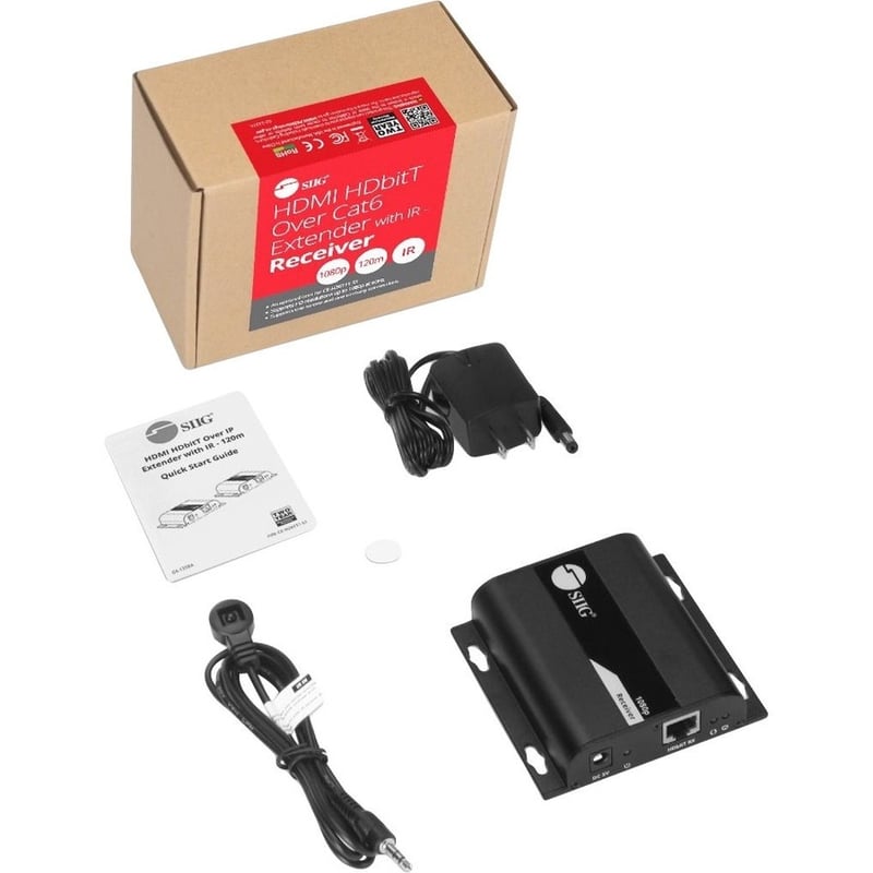 SIIG HDMI HDbitT Over IP Extender with IR - Receiver - Thumbnail 2