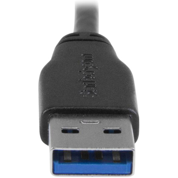 StarTech.com 0.5m 20in Slim Micro USB 3.0 (5Gbps) Cable - M/M - USB 3.0 A to Left-Angle Micro USB - USB 3.2 Gen 1 - Thumbnail 5
