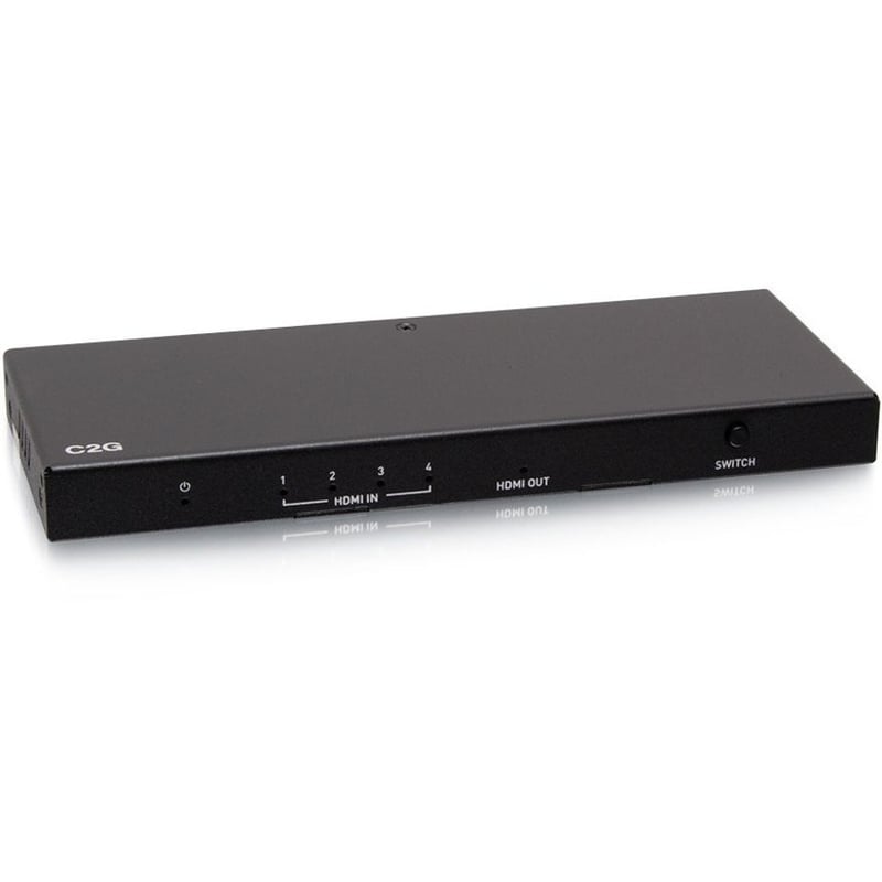 C2G 4-Port HDMI Switch - 4K HDMI Video Switch Box - Thumbnail 1