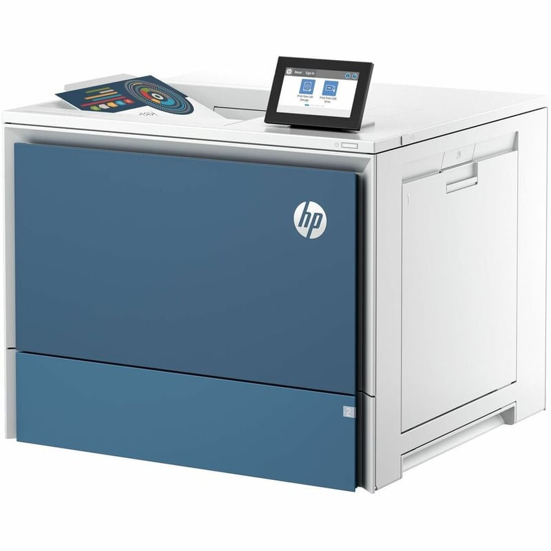 HP LaserJet Enterprise 6701dn Desktop Wireless Laser Printer - Color - Thumbnail 4