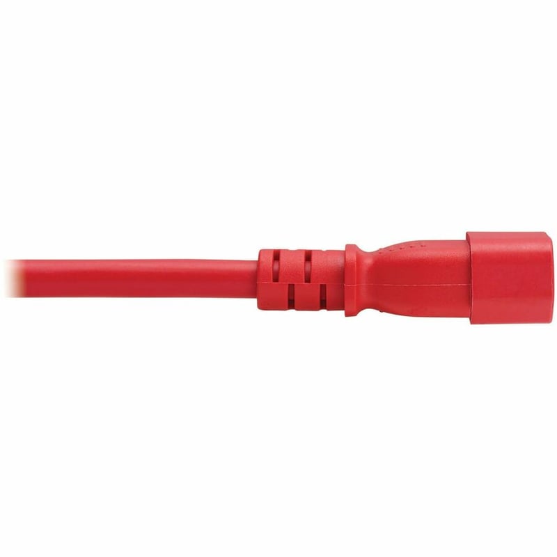 POWER CORD C14 C21 HEAVY-DUTY 15A 250V 14 AWG 6FT RED - Thumbnail 4