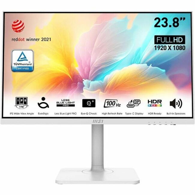 MSI Modern MD2412PW 24" Class Full HD LCD Monitor - 16:9 - Thumbnail 1