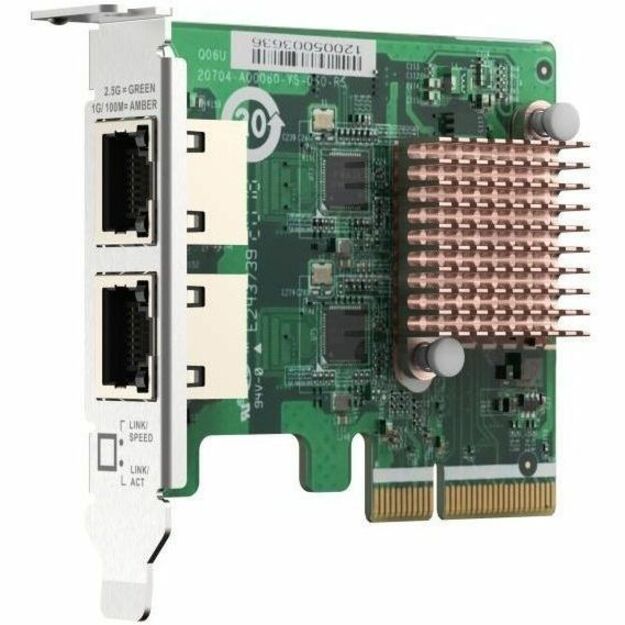 DUAL PORT 2.5GBE 4-SPEED NETWORK CARD PC/SERVER OR NAS WITH - Thumbnail 2