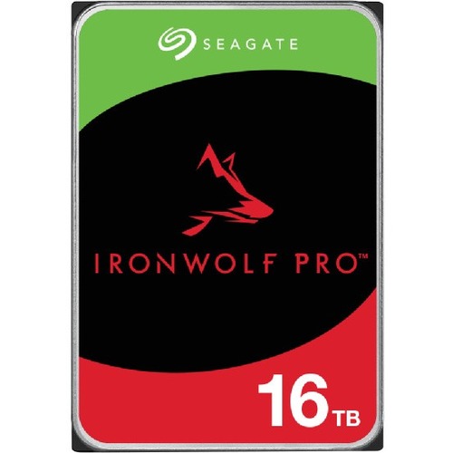 Seagate IronWolf Pro ST16000NT001 16 TB Hard Drive - 3.5" Internal - SATA (SATA/600) - Conventional Magnetic Recording (CMR) Method - Thumbnail 1