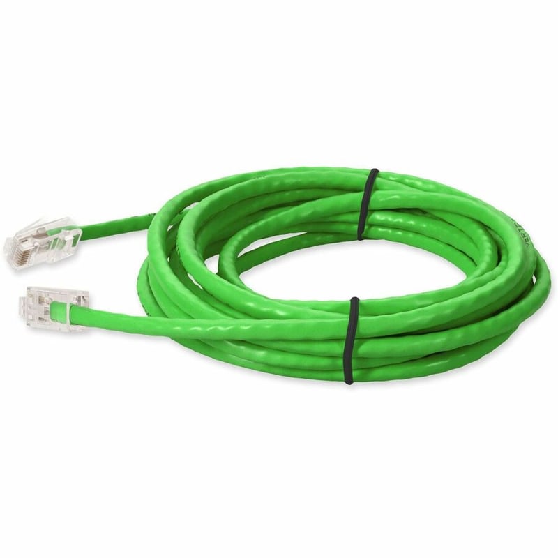 AddOn 5ft Lime CAT 6 PVC Ethernet Cable Non-Booted RJ-45 M/M - Thumbnail 2