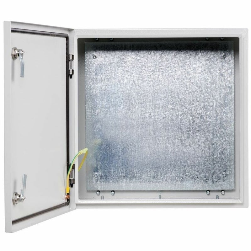 Tripp Lite by Eaton SmartRack Outdoor Industrial Enclosure with Lock - NEMA 4, Surface Mount, Metal Construction, 18 x 18 x 10 in., Gray - Thumbnail 5