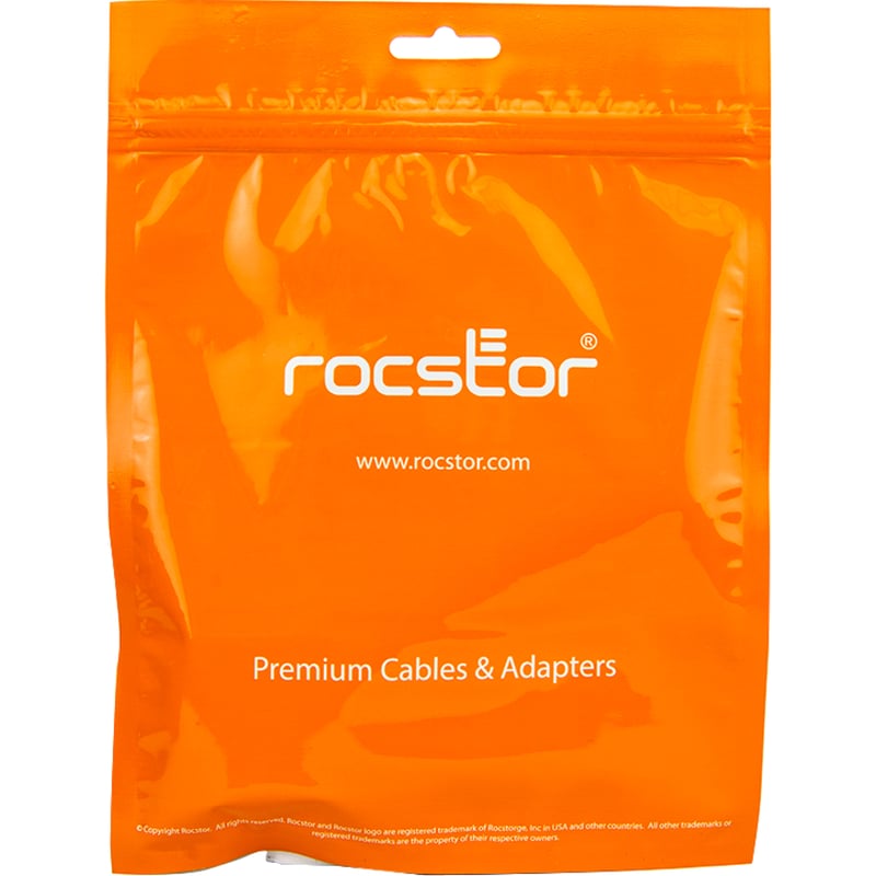 Rocstor Premium Slim 3.5mm Stereo Audio Cable 3 ft - M/M - Mini-phone Male Stereo Audio - Mini-phone Male Stereo Audio Male to Male- 1m - Black - For Smartphone, Mobile Phones, iPhone (with Headphone Jack), iPod AND MP3 PLAYER - Thumbnail 5