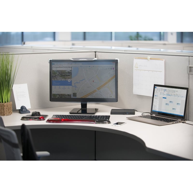 Kensington Duo Gel Mouse Pad Wrist Rest - Thumbnail 2