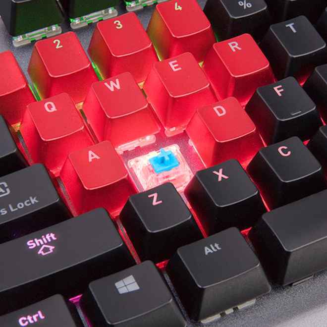Tt eSPORTS Level 20 RGB Titanium Gaming Keyboard (Blue Switch) - Thumbnail 2