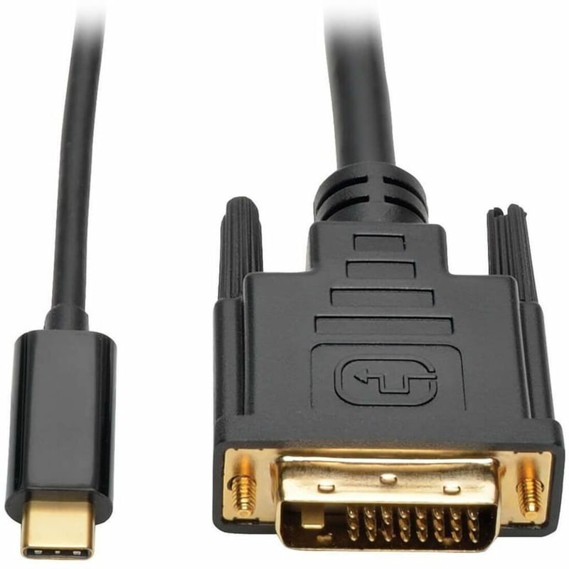 Tripp Lite by Eaton USB-C to DVI Active Adapter Cable (M/M) Black 6 ft. (1.8 m) - Thumbnail 1