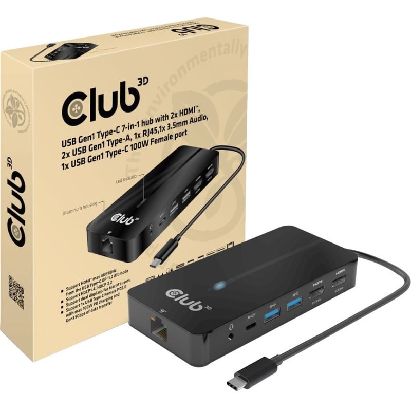 Club 3D Docking Station - Thumbnail 1