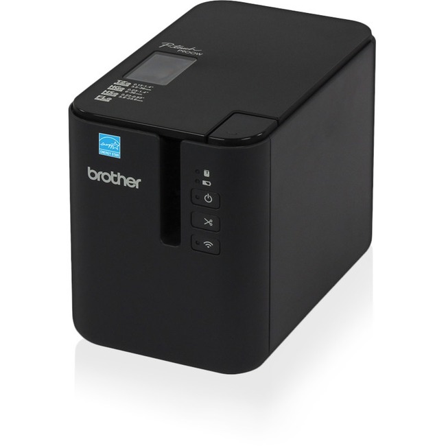 Brother P-touch PTP900C Desktop Thermal Transfer Printer - Monochrome - Label Print - USB - Serial - With Cutter - Thumbnail 1