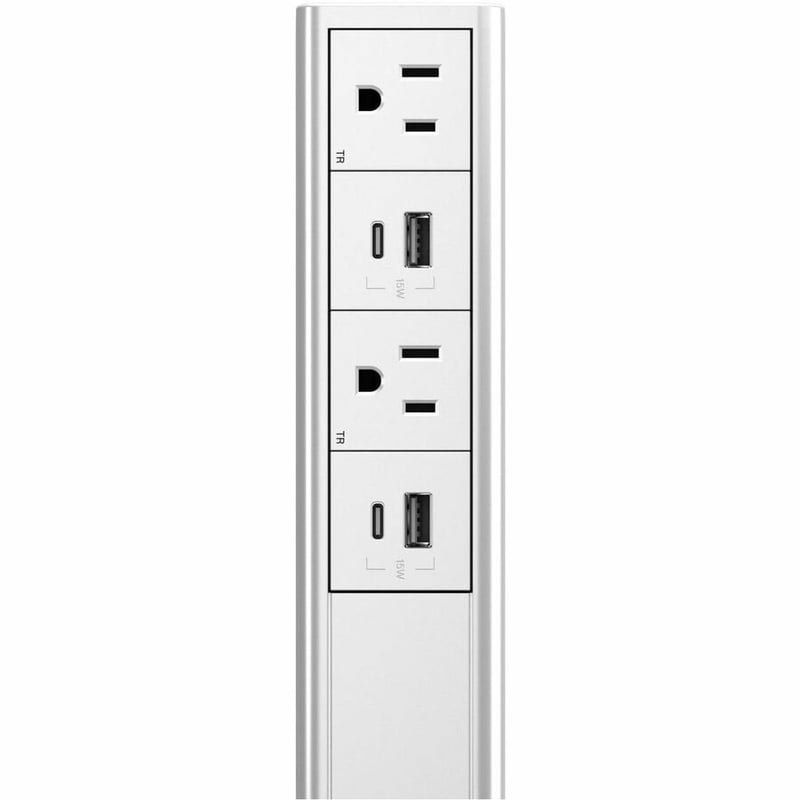 Wiremold Dash Series Power Tower - White - Thumbnail 4