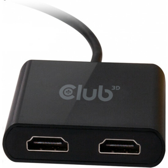 Club 3D USB A to DisplayPort 1.2 Dual Monitor 4K 60Hz - Thumbnail 4