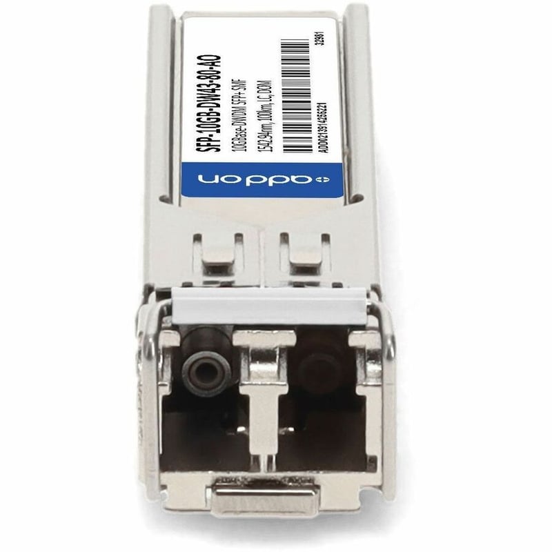 AddOn MSA and TAA 10GBase-DWDM SFP+ Transceiver C-Band 100GHz (SMF, 1542.94nm, 80km, LC, DOM)