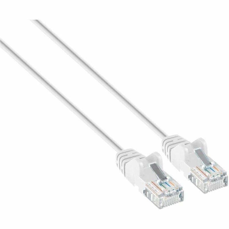 CAT6 U/UTP SLIM NETWORK PATCH CABLE, 14 FT., WHITE - Thumbnail 2