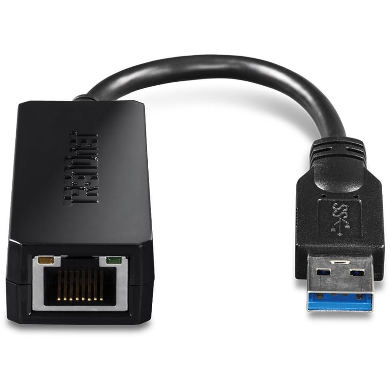 TRENDnet USB 3.0 To Gigabit Ethernet Adapter, Full Duplex 2Gbps Ethernet Speeds, Up To 1Gbps, USB-A, Windows & Mac Compatibility, USB Powered, Simple Setup, Black, TU3-ETG - Thumbnail 2