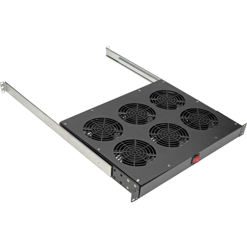 Tripp Lite by Eaton Fan Tray for 19 in. Racks - 1U 6 120V High-Performance Fans 576 CFM C14 Inlet - Thumbnail 1