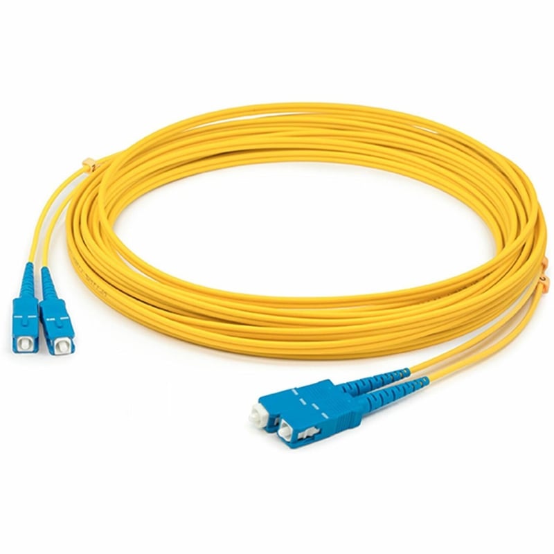 AddOn 69m SC to SC Yellow OS2 Duplex LSZH SMF Fiber Patch Cable