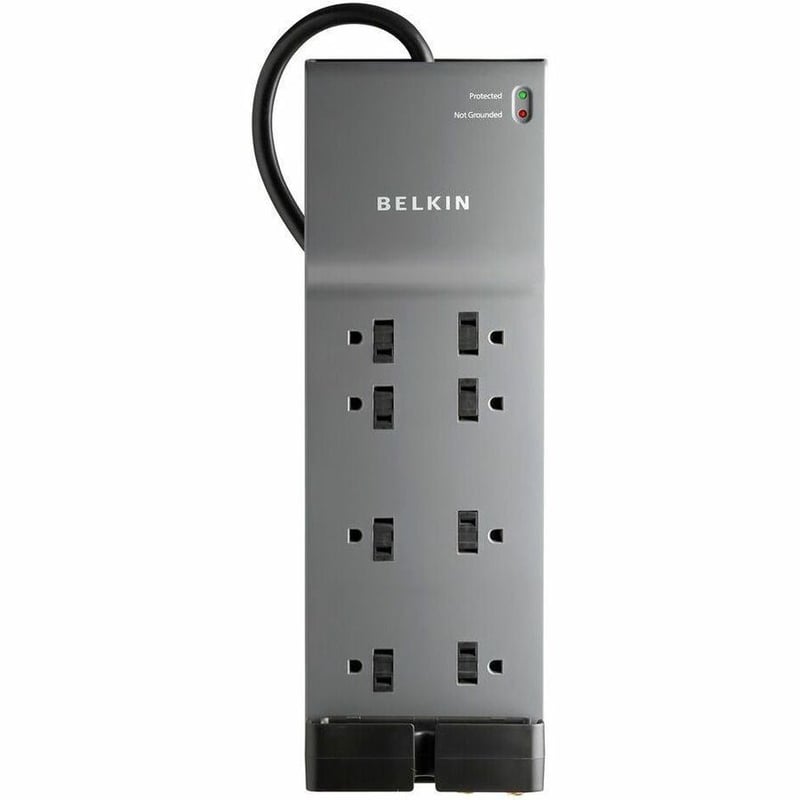 Belkin 8 Outlet Home/Office Surge Protector With Telephone Protection - Thumbnail 3