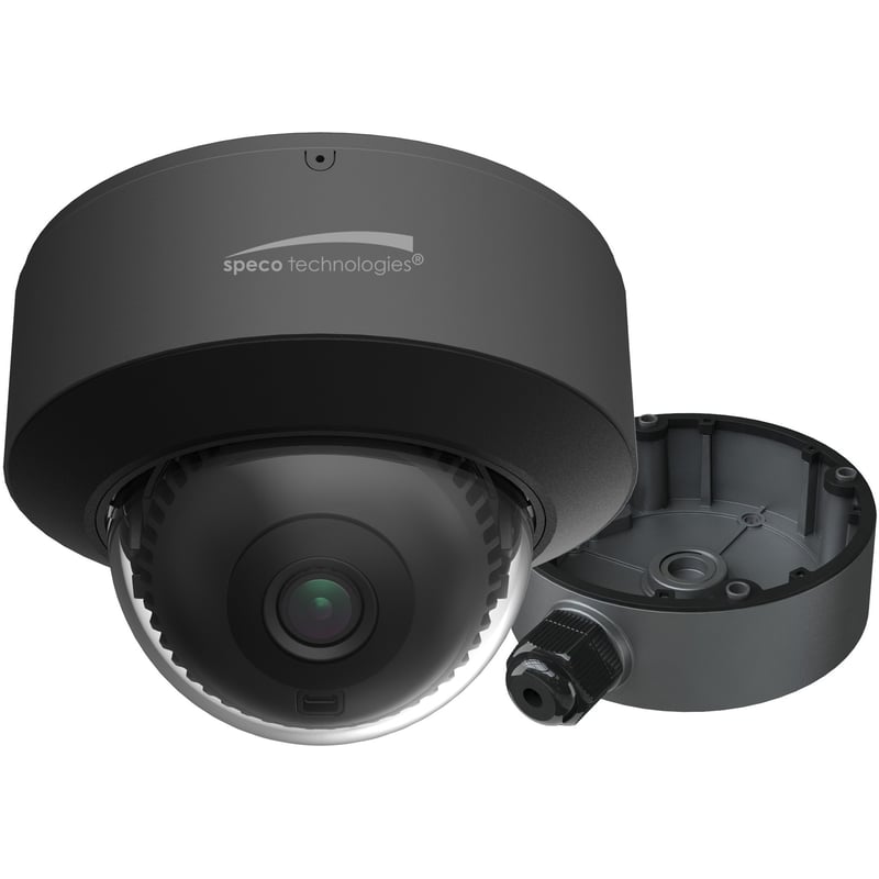 Speco Intensifier O4iD1 4 Megapixel Indoor, Outdoor 2K Network Camera - Color - Dome - Gray