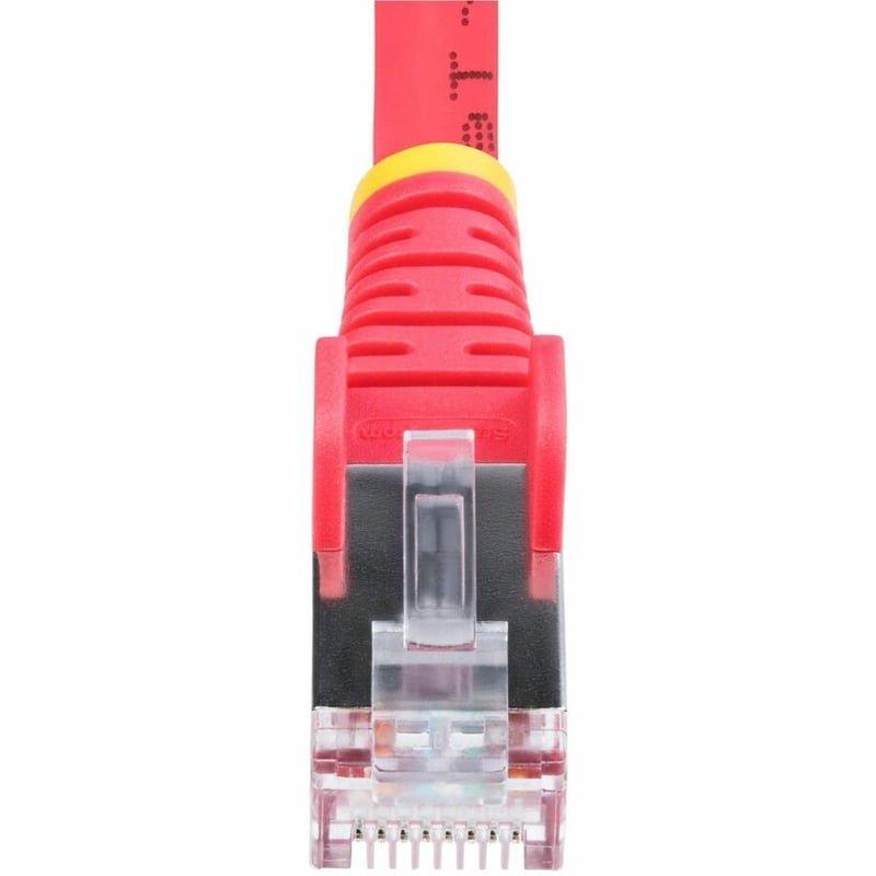 CAT6A ETHERNET CABLE - RED 10GBE S/FTP LSZH 100W POE - Thumbnail 4