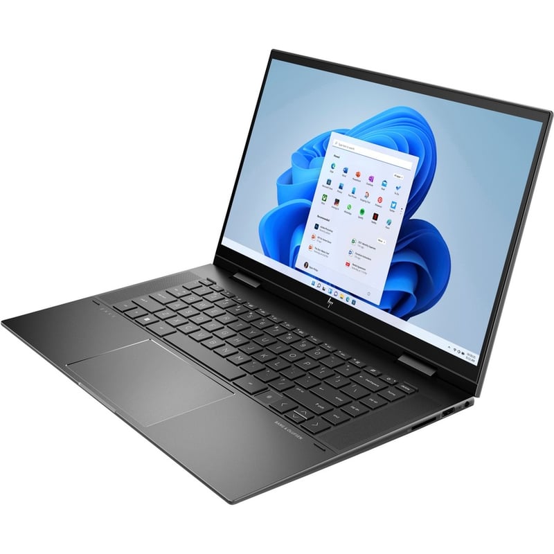 HP ENVY x360 15-eu1010nr 15.6" Touchscreen Convertible 2 in 1 Notebook - Full HD - AMD Ryzen 5 5625U - 8 GB - 512 GB SSD - English Keyboard - Nightfall Black - Thumbnail 3