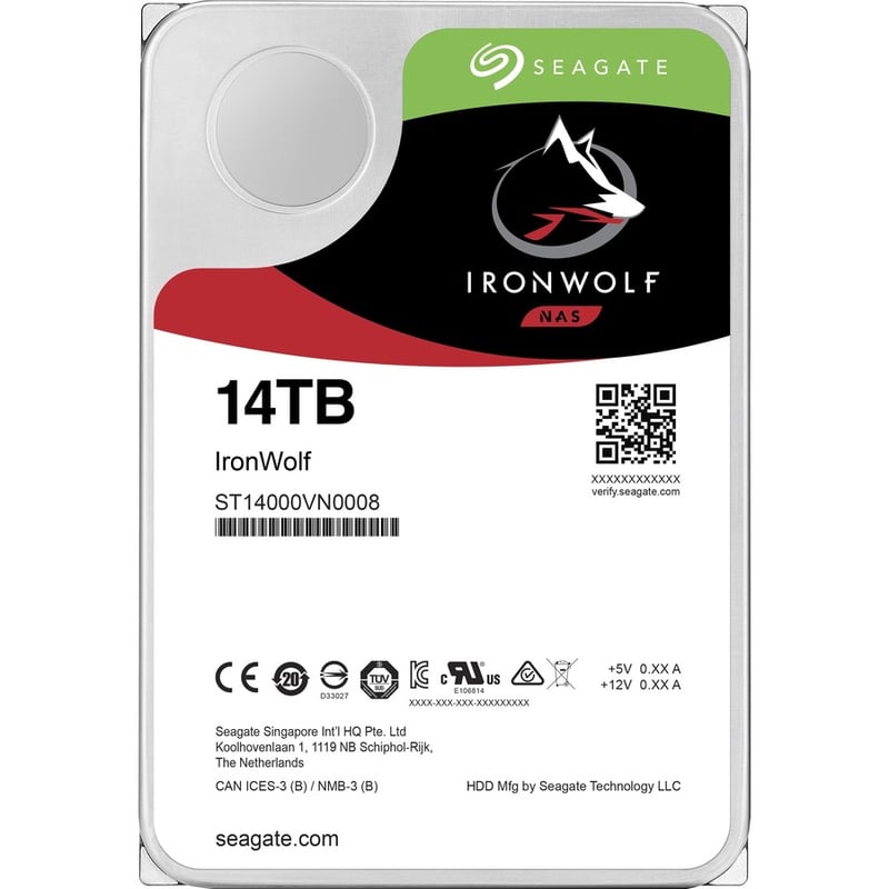 SEAGATE IRONWOLF 14 TB HDD 3.5 INTERNAL SATA CONVENTIONAL - Thumbnail 5