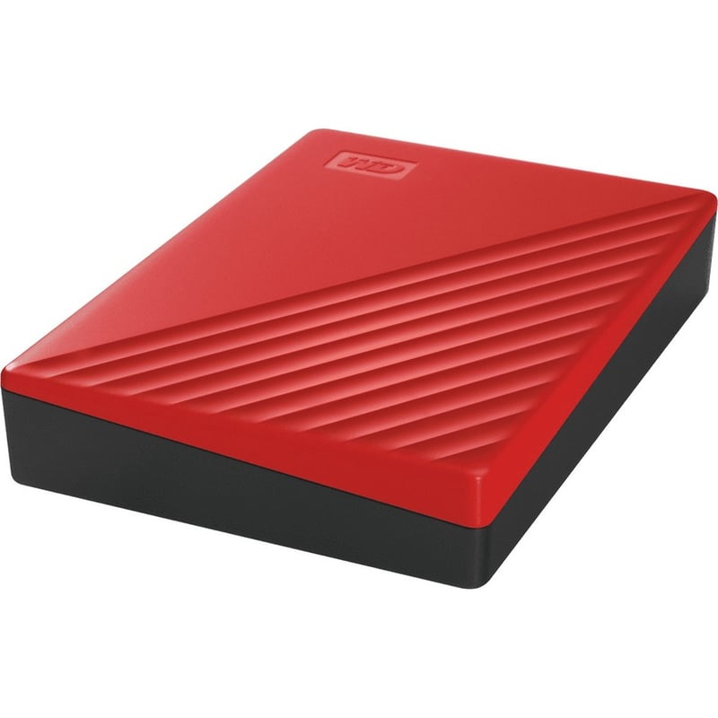 WD My Passport WDBPKJ0040BRD-WESN 4 TB Portable Hard Drive - External - Red - Thumbnail 4