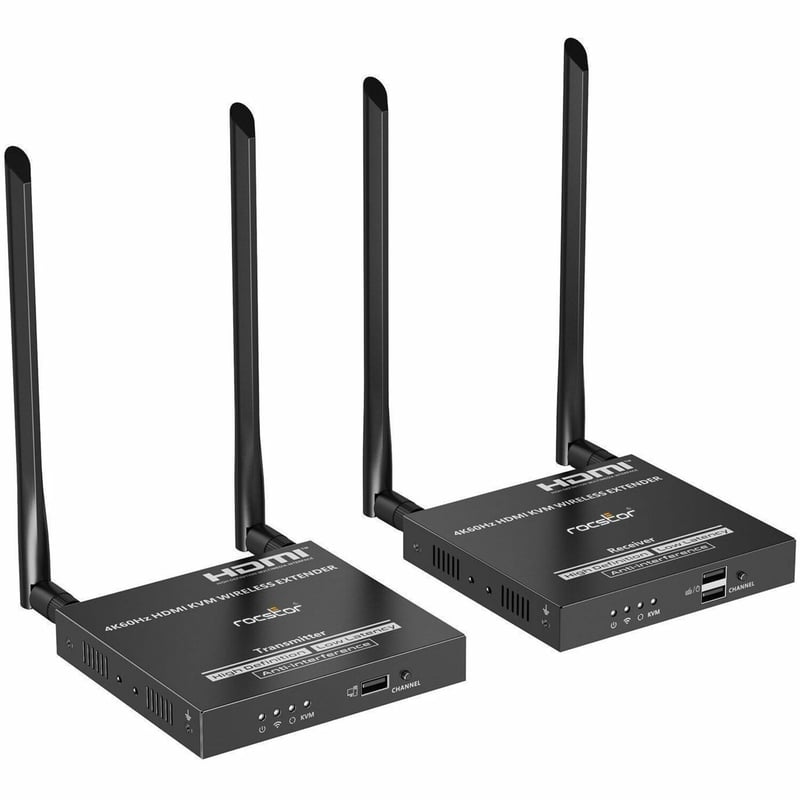 ROCSTOR TRUEREACH TR22 WIRELESS HDMI AND KVM EXTENDER - Thumbnail 1