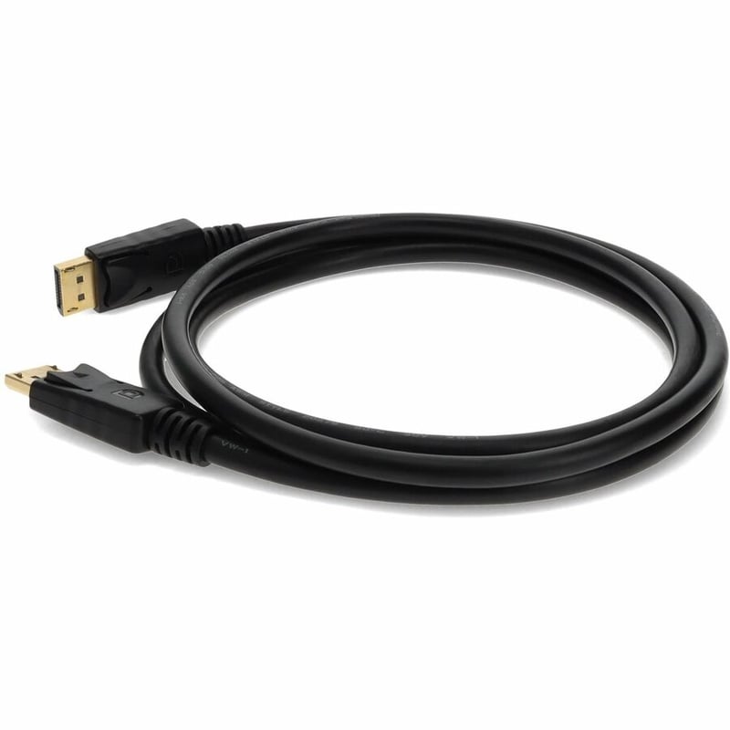 6ft DisplayPort 1.2 Male to DisplayPort 1.2 Male Black Cable For Resolution Up to 3840x2160 (4K UHD) - Thumbnail 2