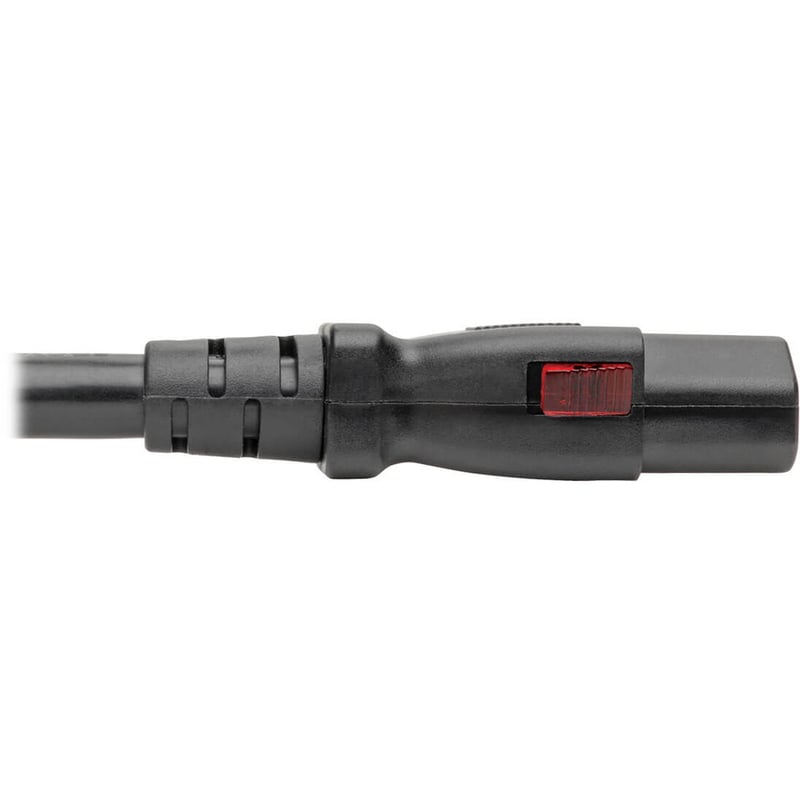 Eaton Tripp Lite Series Computer Power Cord, NEMA 5-15P to Locking C13 - Heavy-Duty, 15A, 125V, 14 AWG, 6 ft. (1.83 m), Black - Thumbnail 3