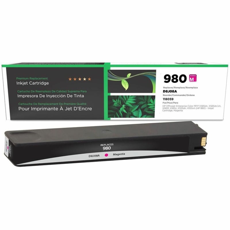 Clover Imaging Remanufactured Magenta Ink Cartridge for HP 980 (D8J08A) - Thumbnail 1