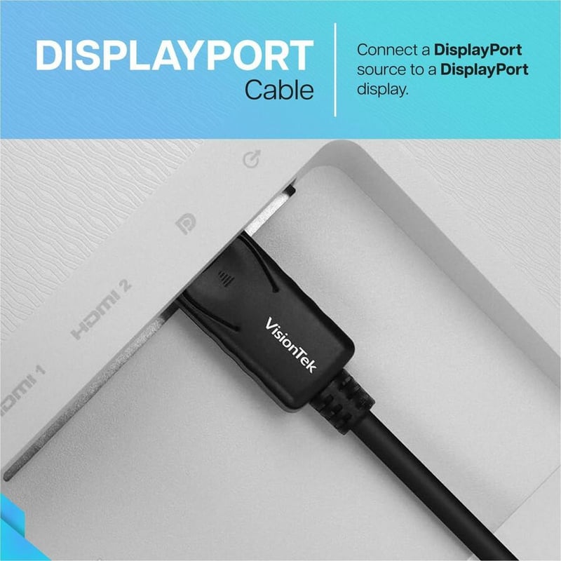 VisionTek DisplayPort to DisplayPort 1.4 Cable 4.5 Meter - Thumbnail 5