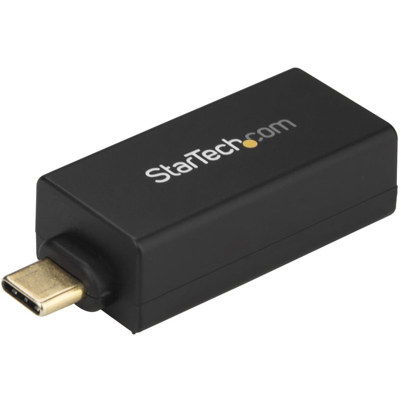 StarTech.com USB C to Gigabit Ethernet Adapter - 1Gbps NIC USB 3.0/3.1 Type C to RJ45 Port/LAN Network Adapter TB3 Compatible/ MacBook Pro - Thumbnail 1