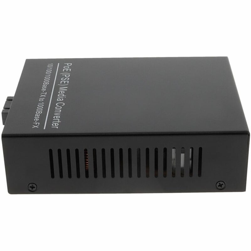 AddOn 10/100/1000Base-TX(RJ-45) to 1000Base-LX(SC) SMF 1310nm 10km POE Media Converter - Thumbnail 2
