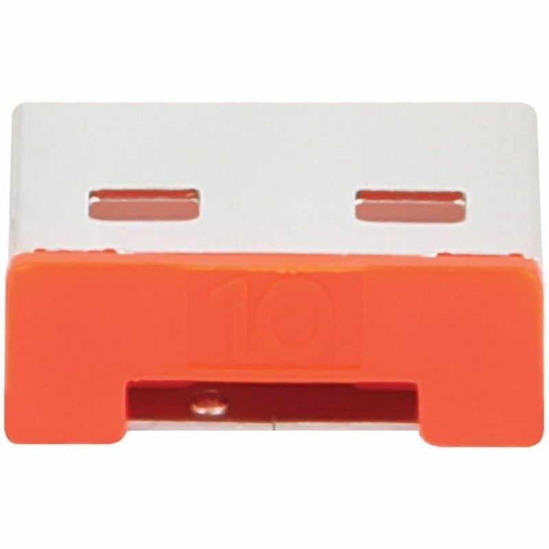 Tripp Lite by Eaton USB-A Port Blockers, Red, Computers, Hubs, Wall Chargers 10-Pack - Thumbnail 2