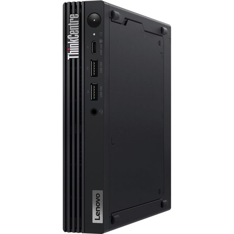 Lenovo ThinkCentre M60q 12JL0002US Chromebox - Intel Core i3 12th Gen i3-1215U Hexa-core (6 Core) 1.20 GHz - 8 GB RAM DDR4 SDRAM - 128 GB M.2 PCI Express NVMe 3.0 x4 SSD - Tiny - Black - Thumbnail 2