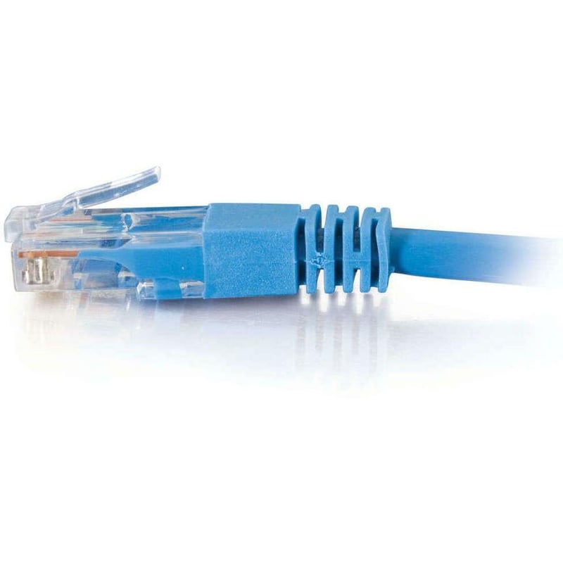 20FT CAT5E MOLDED SOLID UTP CABLE-BLU - Thumbnail 4