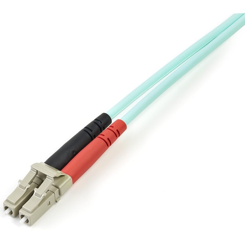 StarTech.com 2m Fiber Optic Cable - 10 Gb Aqua - Multimode Duplex 50/125 - LSZH - LC/LC - OM3 - LC to LC Fiber Patch Cable - Thumbnail 2
