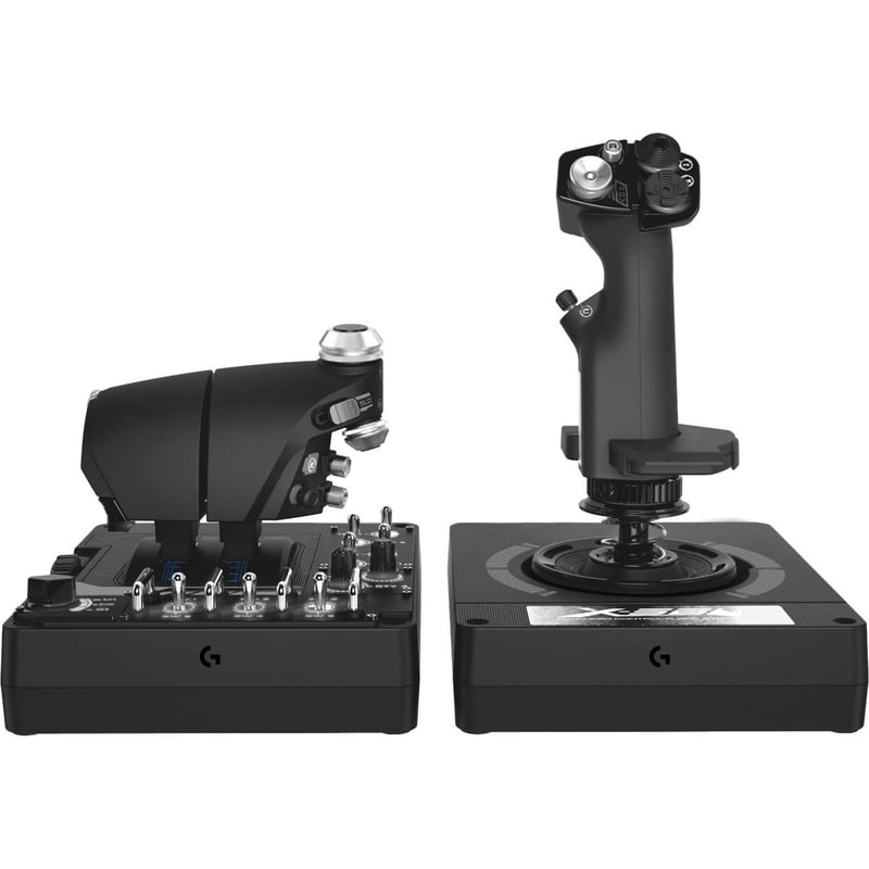 Logitech X56 H.O.T.A.S. RGB Throttle and Stick Simulation Controller - Thumbnail 1