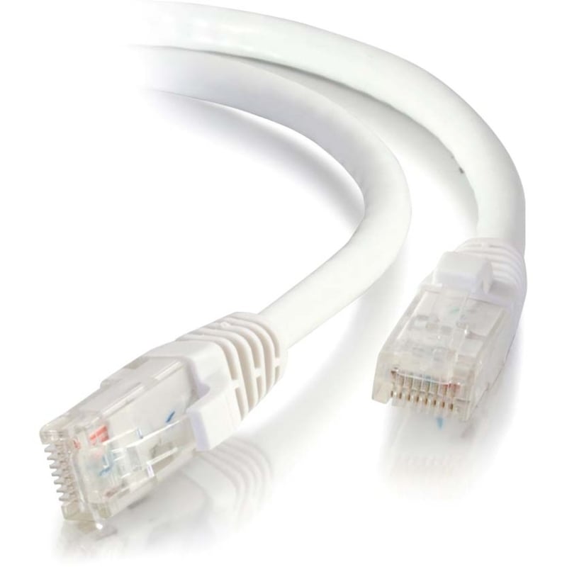 25FT CAT5E WHITE MOLDED SNAGLESS PATCH CABLE - Thumbnail 3