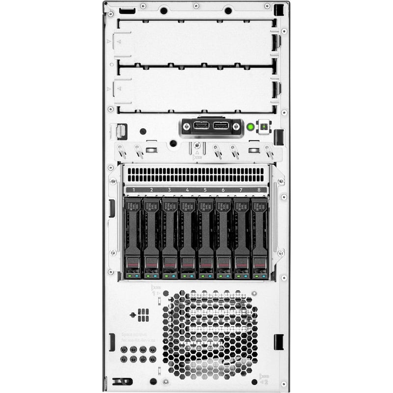 HPE ProLiant ML30 G10 Plus 4U Tower Server - 1 x Intel Xeon E-2314 2.80 GHz - 16 GB RAM - 1 TB HDD - Serial ATA Controller - Thumbnail 3